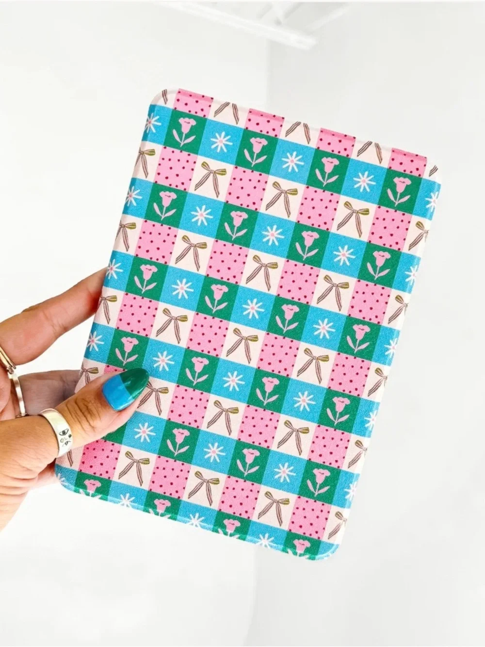 Page. Bows & Blooms Kindle Case + Pouch + Bookmark | Paperwhite 12th Gen